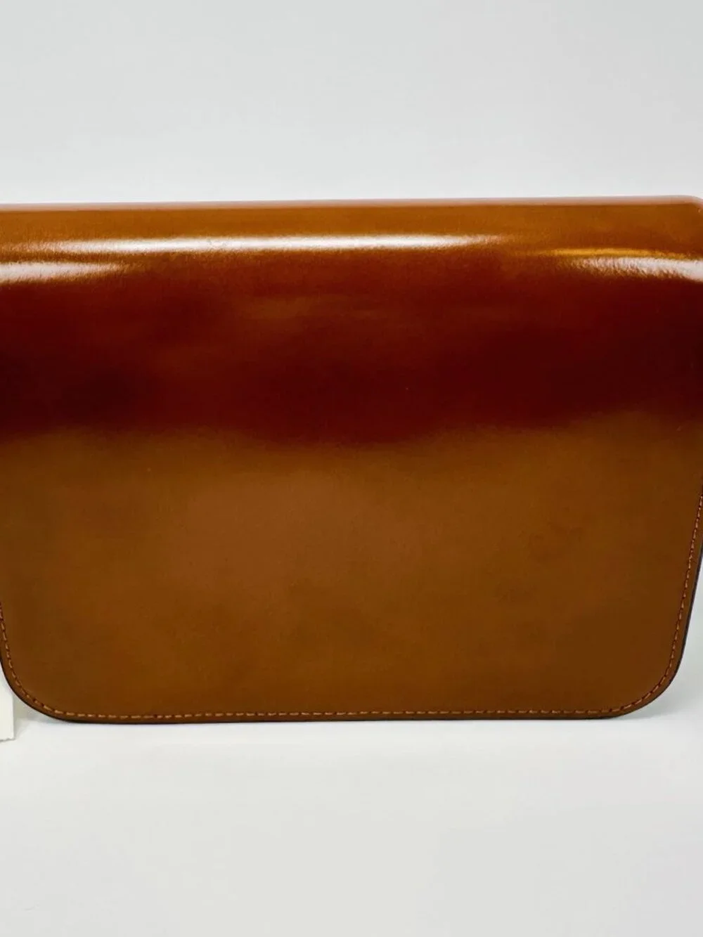 NWT Tory Burch Robinson Shoulder Bag Dark Sienna Brown Leather Crossbody